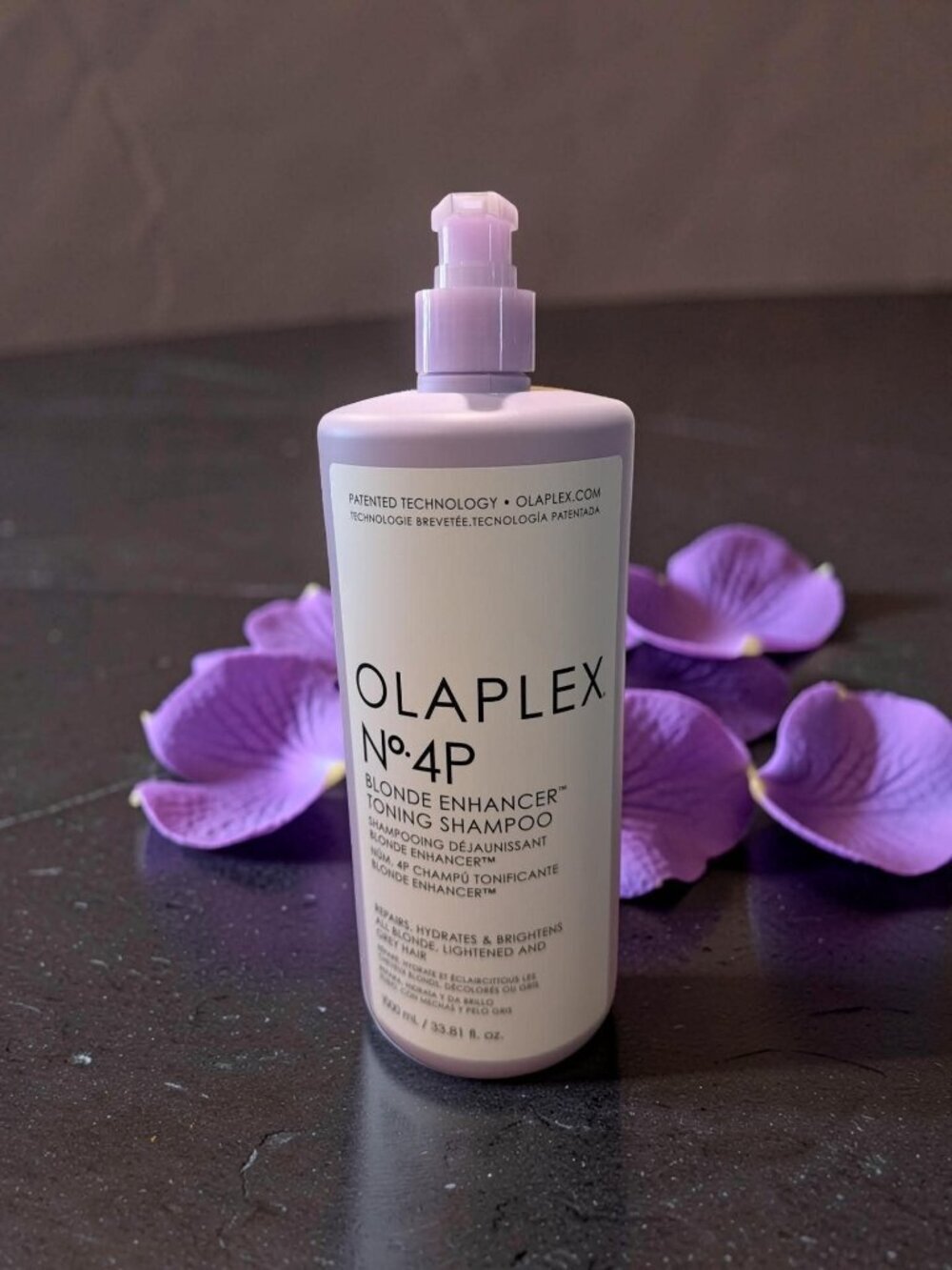 Olaplex No. 4P Blonde Enhancer Toning Shampoo 33.8 oz Liter